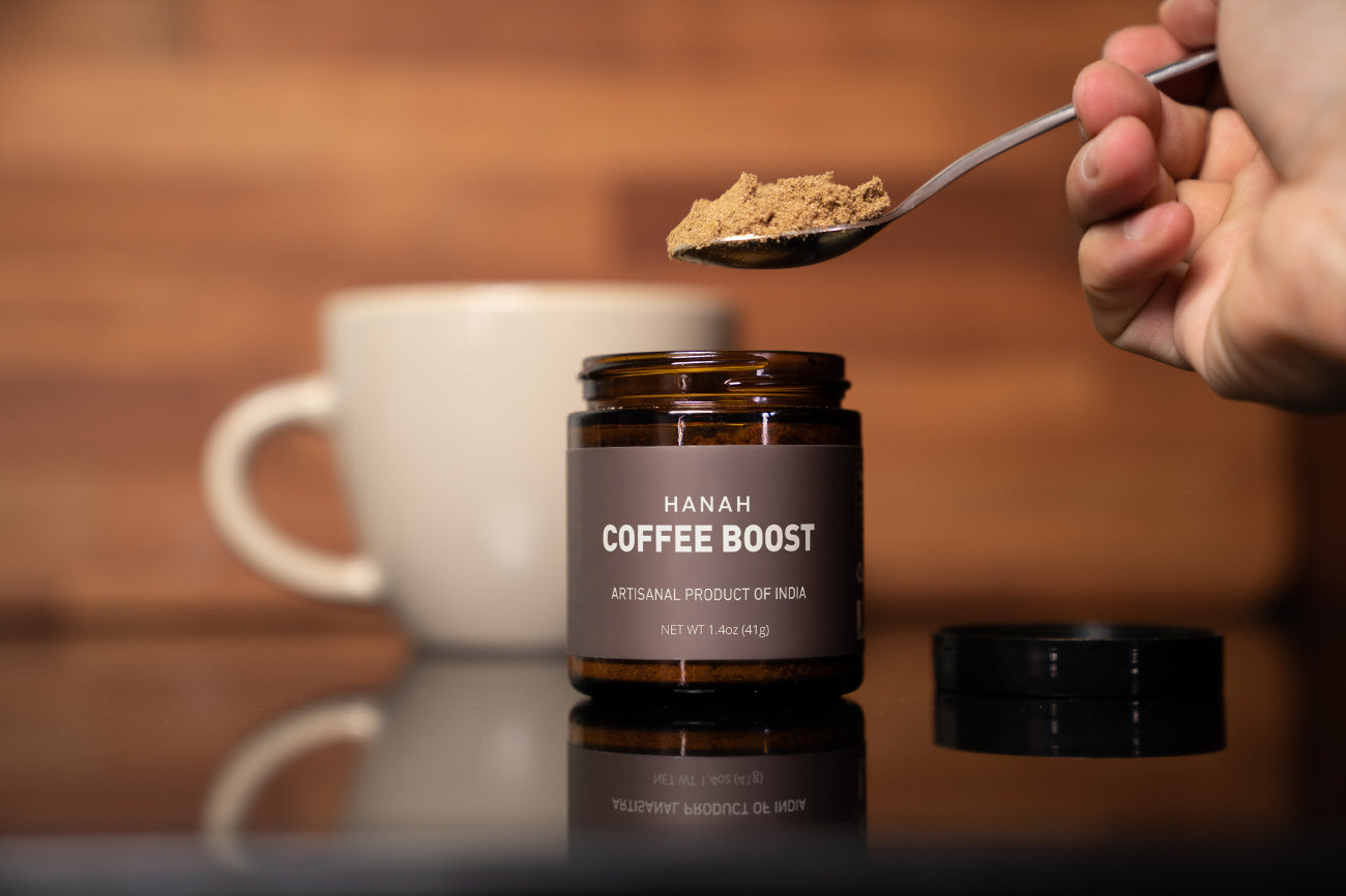 Introducing HANAH Coffee Boost. It's your coffee, only better. 