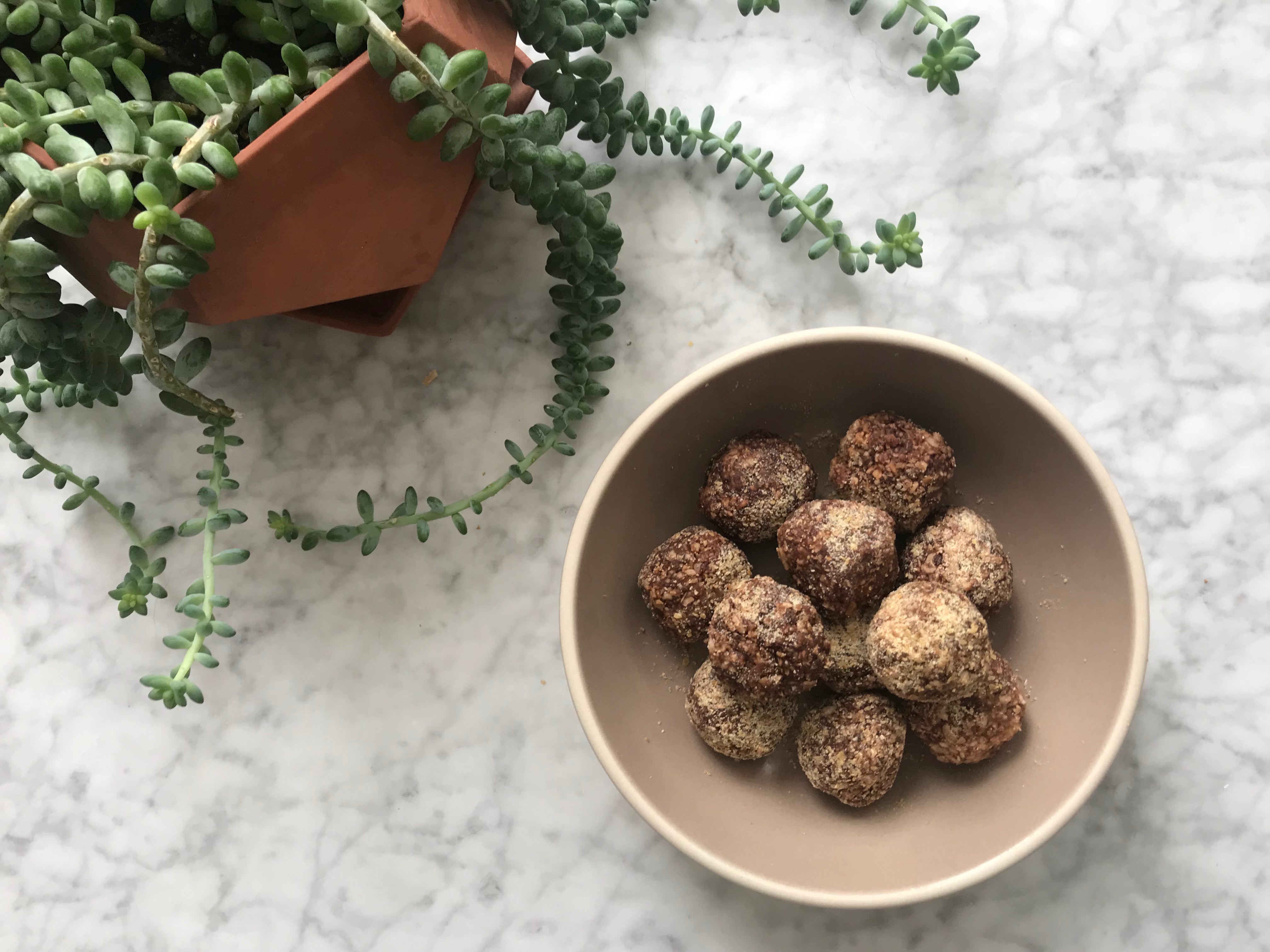 Raw cacao adaptogen balls are a healthy snack to help fuel a successful day.