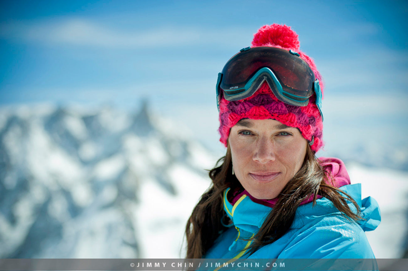 Kit DesLauriers in Chamonix. Photo credit Jimmy Chin. 