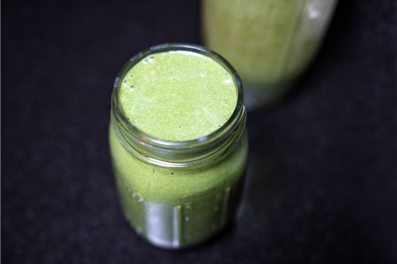 Boosted matcha smoothie